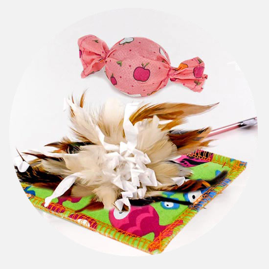 Spielsachen f&uuml;r die Katze